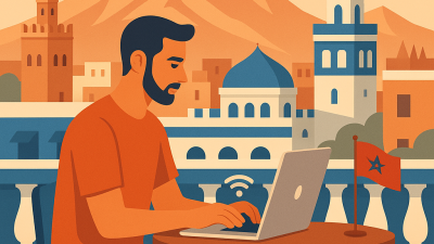 digital nomad in Morocco